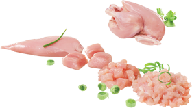 Whole Chicken, Designer Cuts & Boneless Meat