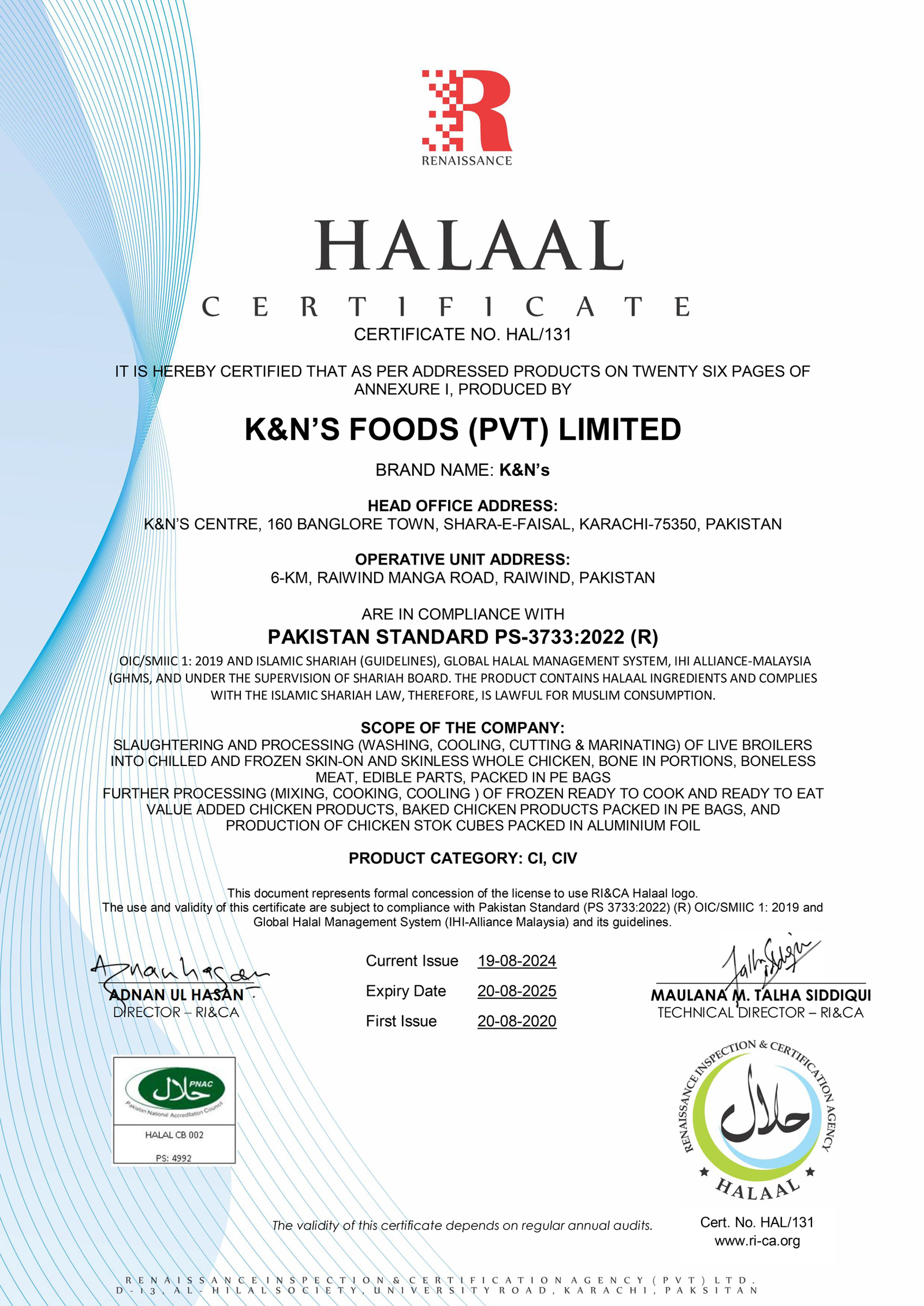 Halal Certificate