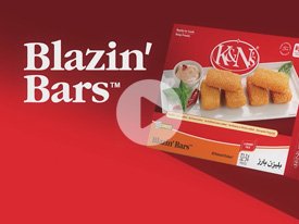 K&N’s introducing Blazin' Bars™
