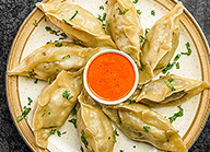 Kabab Stuffed Momos
