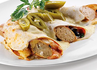 Jumbo Frank Cheese Wraps