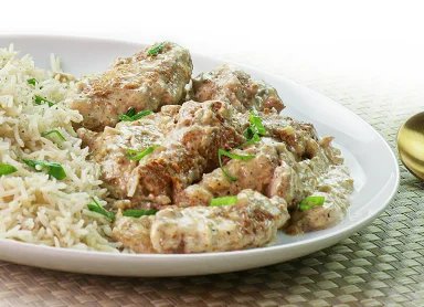Wings with Mushroom Sauce