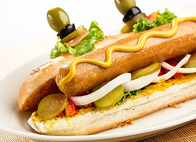 Jumbo Frank Spicy Hot Dog