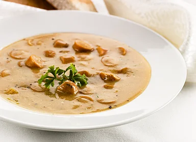 Frankfurter Chick Peas and Avocado Soup