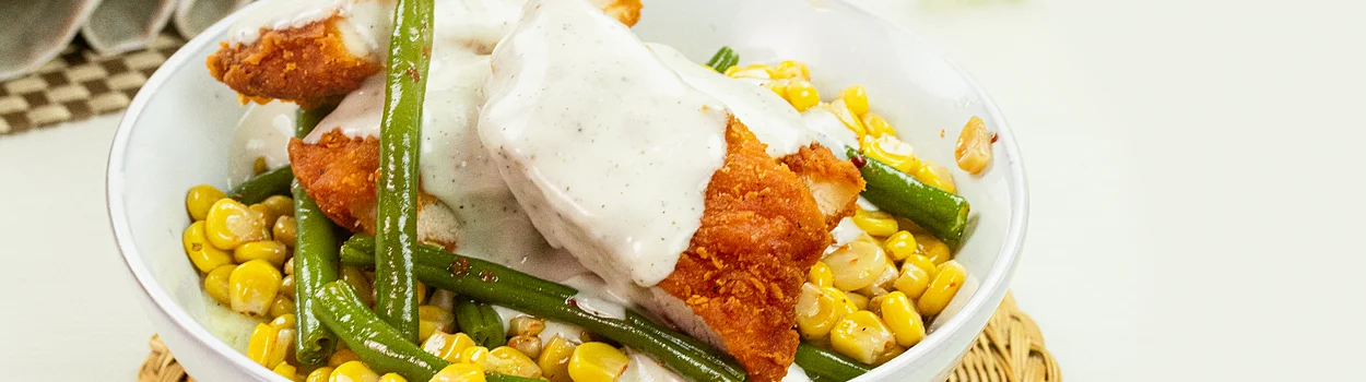 Chicken Fried Steak Bowl