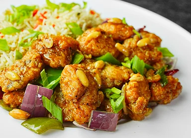 Kung Pao Chicken with Rice
