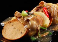 Pepperoni and Potato with Sauce