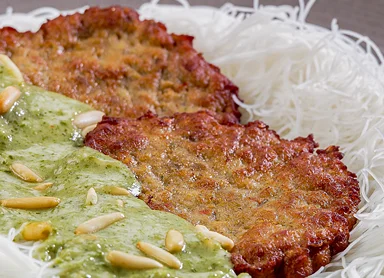 Pesto Chapli Kabab