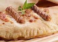 Stuffed Breakfast Sausage Pizza