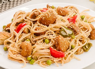Honey Mushroom Hokkien Noodles