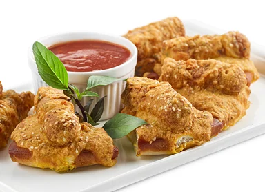 Frankfurter Pita Fritters