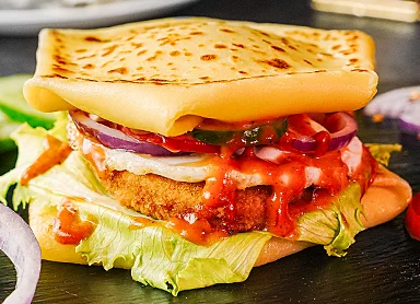 Burger Patties Crepe Burger