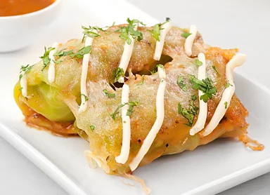 Cabbage Croquettes Enchiladas