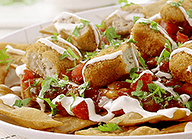 Loaded Nachos with Nuggets