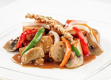 Jumbo Frank with Oyster Sauce