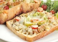 Tikka Chunks Open Faced Sandwich