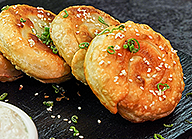 Shami Kabab Stuffed Pancakes