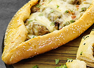 Turkish Fatayer with Kafta Kabab