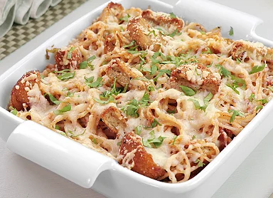 Chicken Parmesan Spaghetti