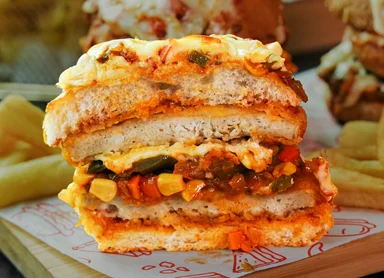 Double Patty Pizza Burger