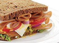 Bologna Whole Wheat Sandwich
