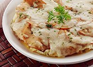 Mortadella Slices Spanish Omelette