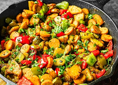 Sausage Vegetable Skillet