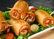 Chicken Swiss Rolls