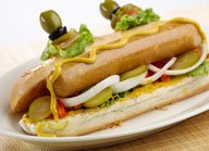 Jumbo Frank Spicy Hot Dog