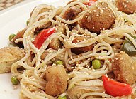 Honey Mushroom Hokkien Noodles