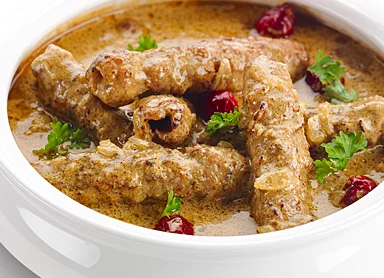 Seekh Kabab Gatta Curry