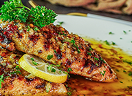 Grilled Chicken with Lemon Butter Sauce